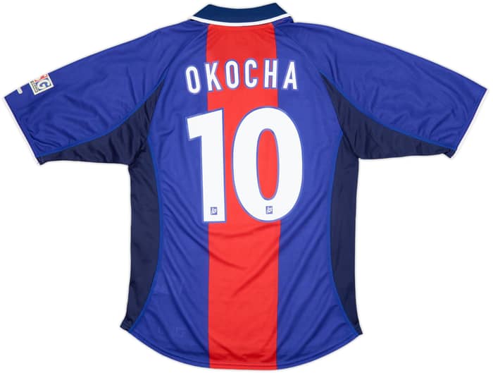 2000-01 Paris Saint-Germain Home Shirt Okocha #10 - 9/10 - (S)