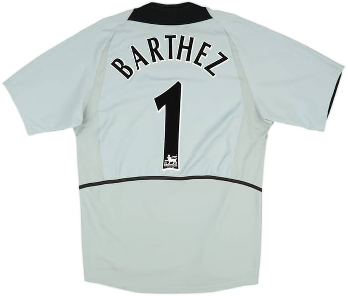 2002-04 Manchester United GK S/S Shirt Barthez #1 - 6/10 - (L)