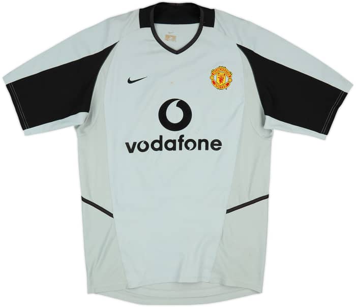 2002-04 Manchester United GK S/S Shirt Barthez #1 - 6/10 - (L)