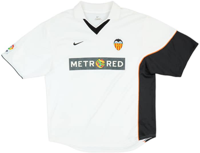 2001-02 Valencia Home Shirt Aimar #21 - 6/10 - (L)