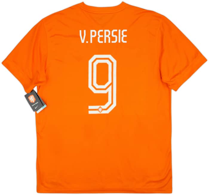 2014-15 Netherlands Home Shirt V. Persie #9 (XL)