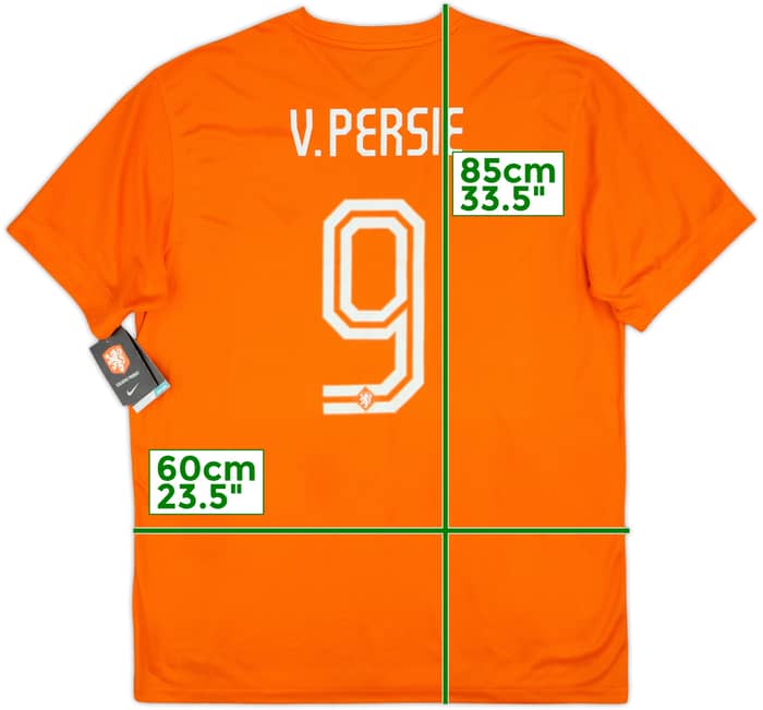 2014-15 Netherlands Home Shirt V. Persie #9 (XL)