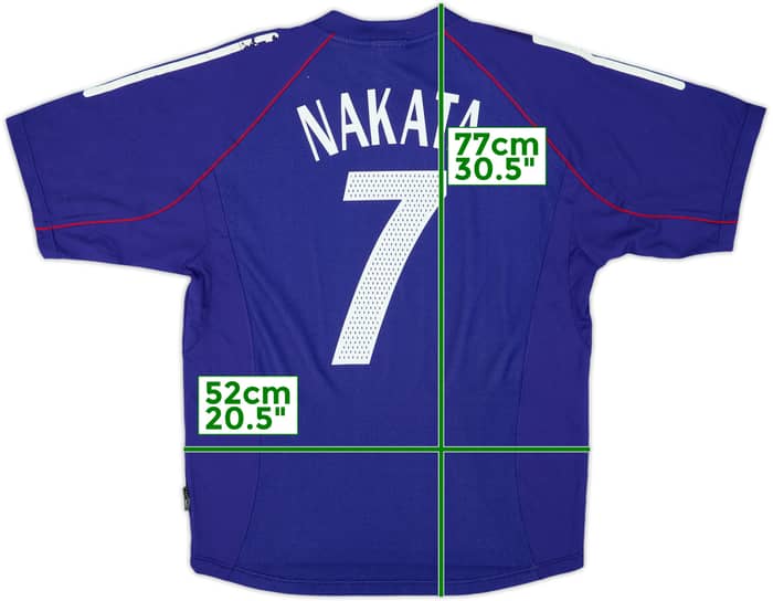 2002-04 Japan Home Shirt Nakata #7 (L)