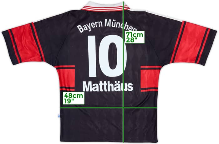 1997-99 Bayern Munich Home Shirt Matthaus #10 - 6/10 - (M)
