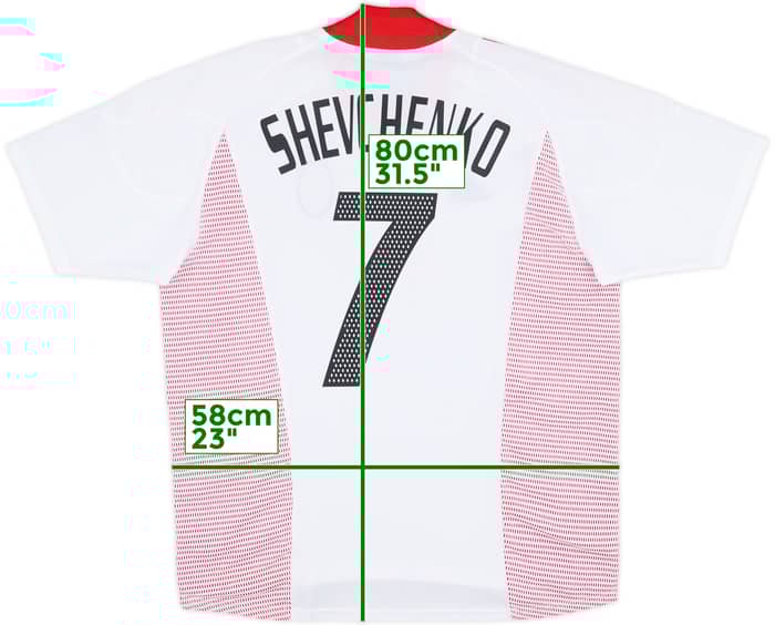 2002-03 AC Milan Away Shirt Shevchenko #7 - 6/10 - (L)