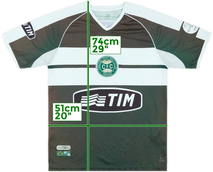 2001 Coritiba Third Shirt - 8/10 - (M)