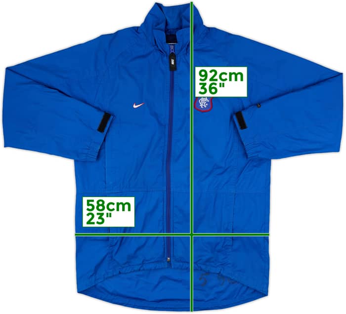 1997-98 Rangers Nike Track Jacket - 8/10 - (L)