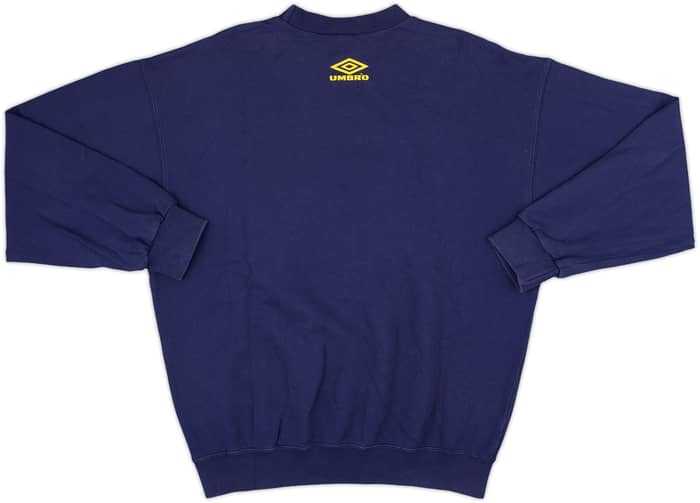 1998-99 Manchester United '1999 CL Final' Umbro Sweat Top - 10/10 - (L)