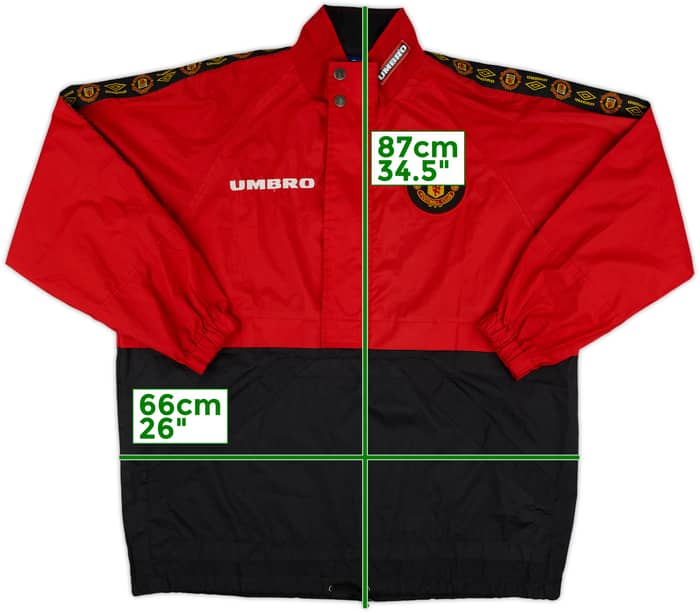 1996-97 Manchester United Umbro Rain Jacket - 9/10 - (S)