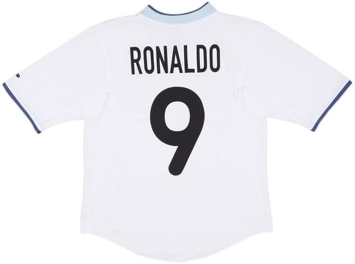 2000-01 Inter Milan Away Shirt Ronaldo #9 - 8/10 - (S)