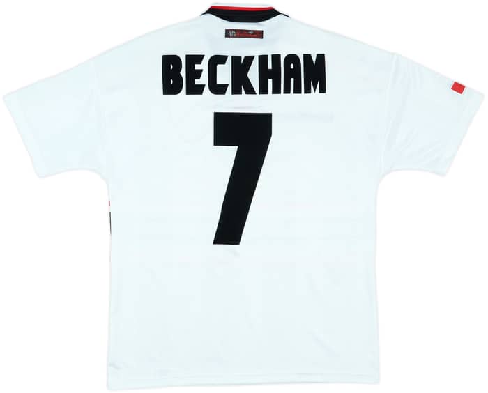 1997-99 Manchester United Away Shirt Beckham #7 - 8/10 - (M)