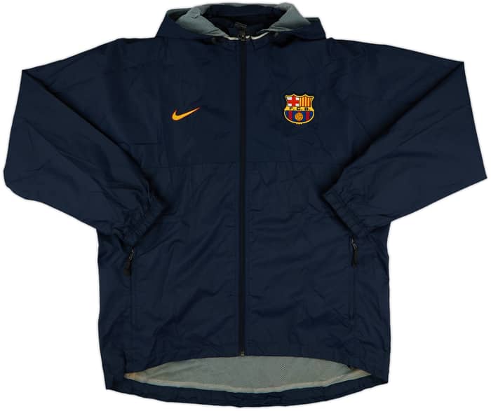 1999-00 Barcelona Nike Hooded Rain Jacket - 7/10 - (L)