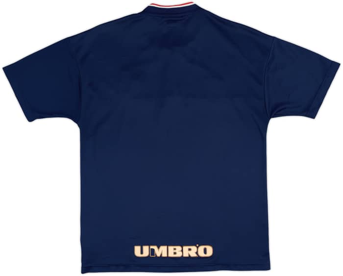 1998-00 England Umbro 1/4 Zip Polo Shirt - 7/10 - (M)