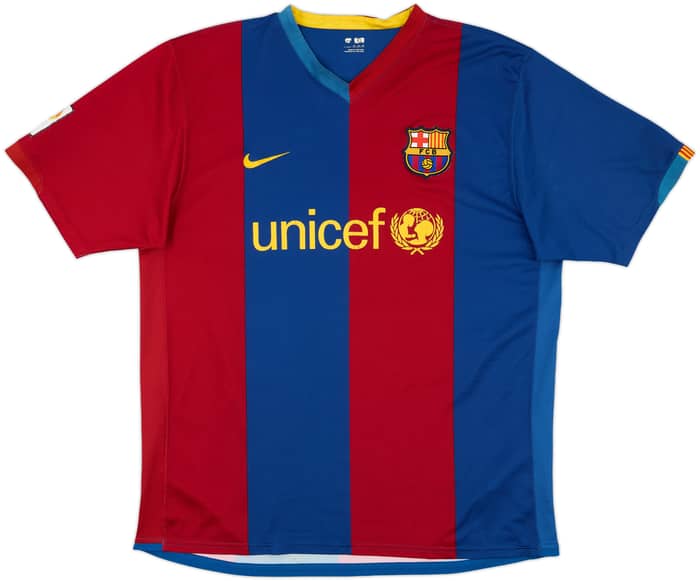 2006-07 Barcelona Home Shirt Ronaldinho #10 - 7/10 - (XL)