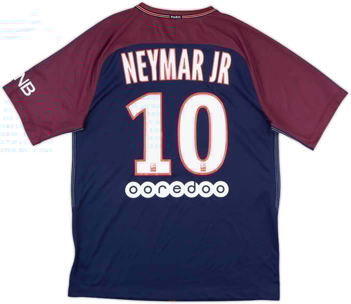 2017-18 Paris Saint-Germain Home Shirt Neymar Jr #10 - 8/10 - (M)