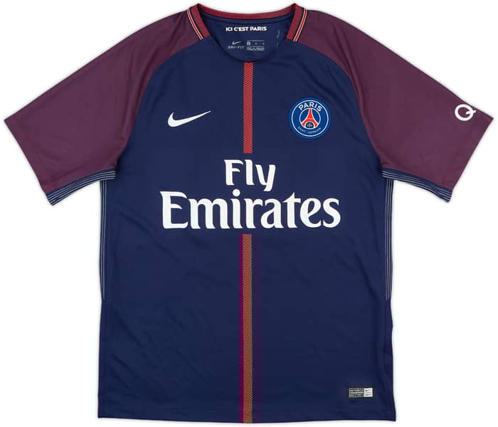 2017-18 Paris Saint-Germain Home Shirt Neymar Jr #10 - 8/10 - (M)