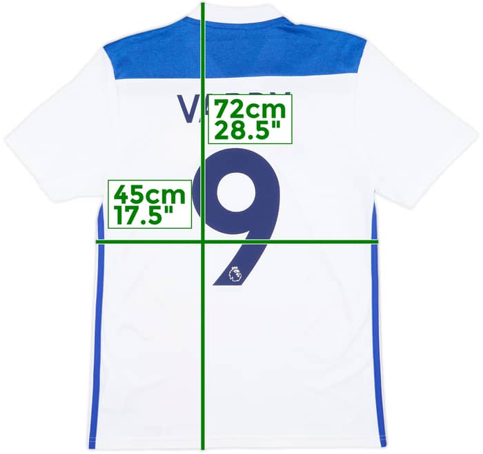 2018-19 Leicester Third Shirt Vardy #9 - 9/10 - (S)