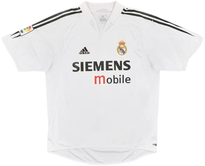 2004-05 Real Madrid Home Shirt Ronaldo #9 - 6/10 - (M)