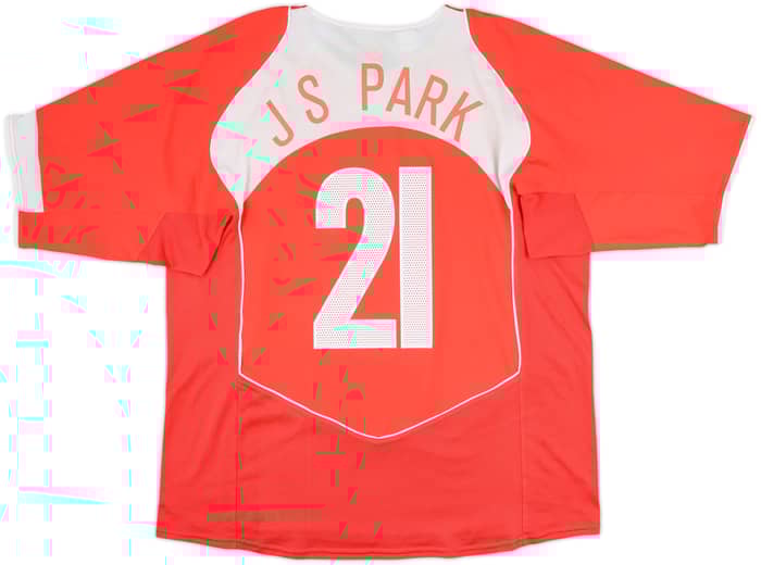 2004-06 South Korea Home Shirt J S Park #21 - 6/10 - (XL)