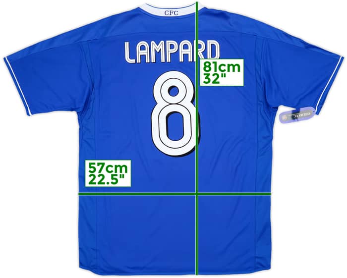 2003-05 Chelsea Home Shirt Lampard #8 (L)
