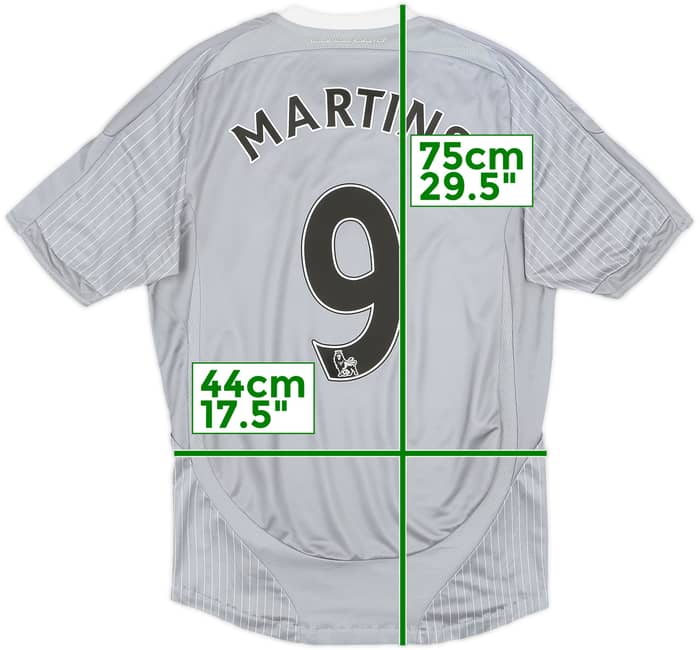 2008-09 Newcastle Third Shirt Martins #9 - 8/10 - (M)