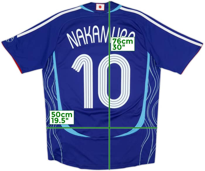 2006-08 Japan Home Shirt Nakamura #10 - 8/10 - (L)
