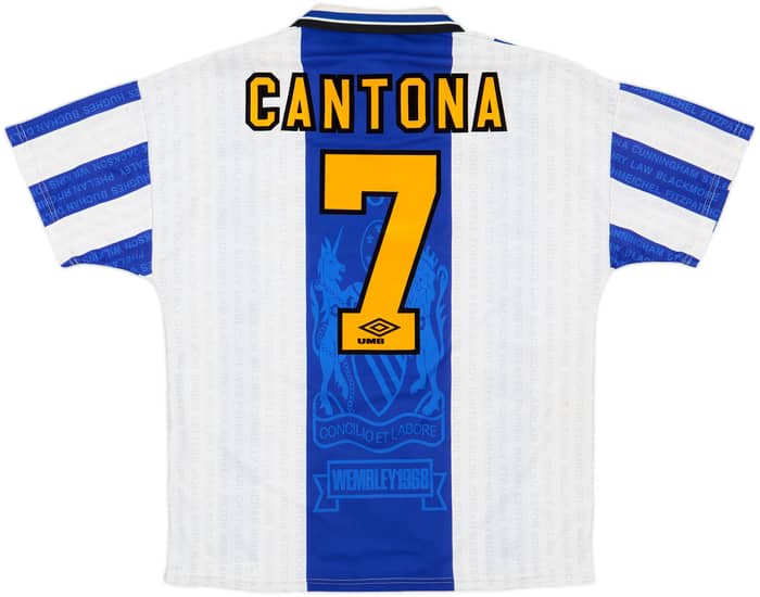 1994-96 Manchester United Third Shirt Cantona #7 - 8/10 - (L)