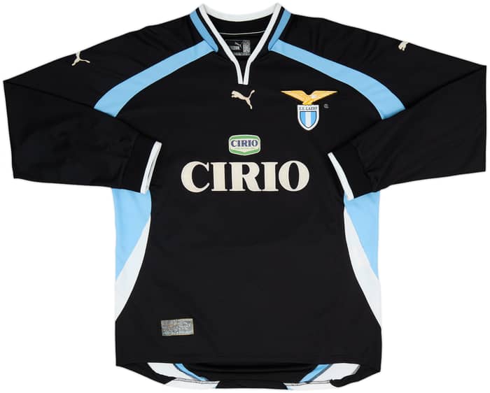 2000-01 Lazio Away L/S Shirt Crespo #10 - 8/10 - (XL)