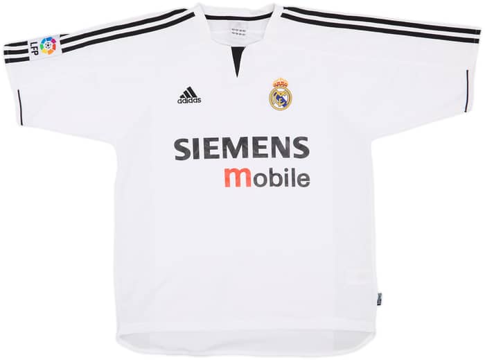 2003-04 Real Madrid Home Shirt Zidane #5 - 8/10 - (M)