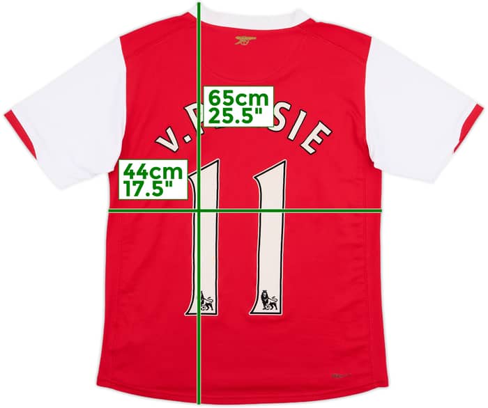 2006-08 Arsenal Home Shirt v.Persie #11 - 8/10 - (L.Boys)