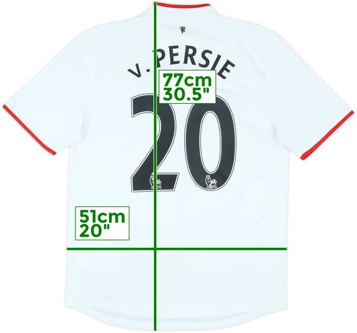 2012-14 Manchester United Away Shirt v.Persie #20 - 8/10 - (M)