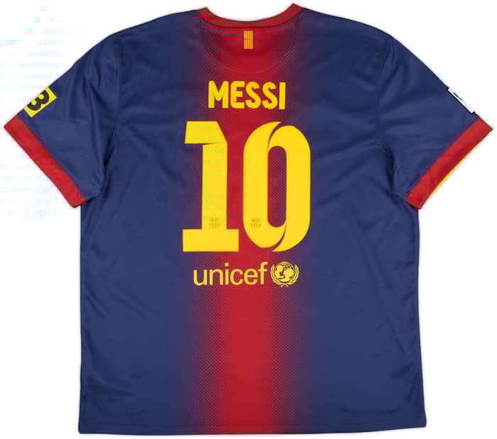 2012-13 Barcelona Home Shirt Messi #10 - 9/10 - (XXL)