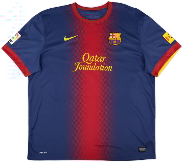 2012-13 Barcelona Home Shirt Messi #10 - 9/10 - (XXL)