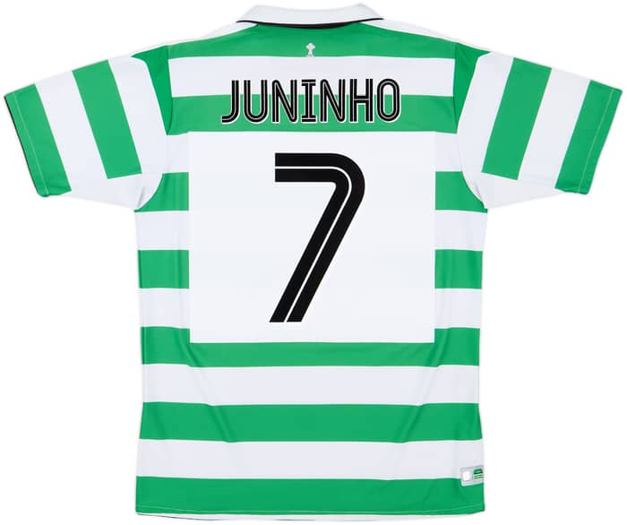 2004-05 Celtic Home Shirt Juninho #7 - 9/10 - (M)