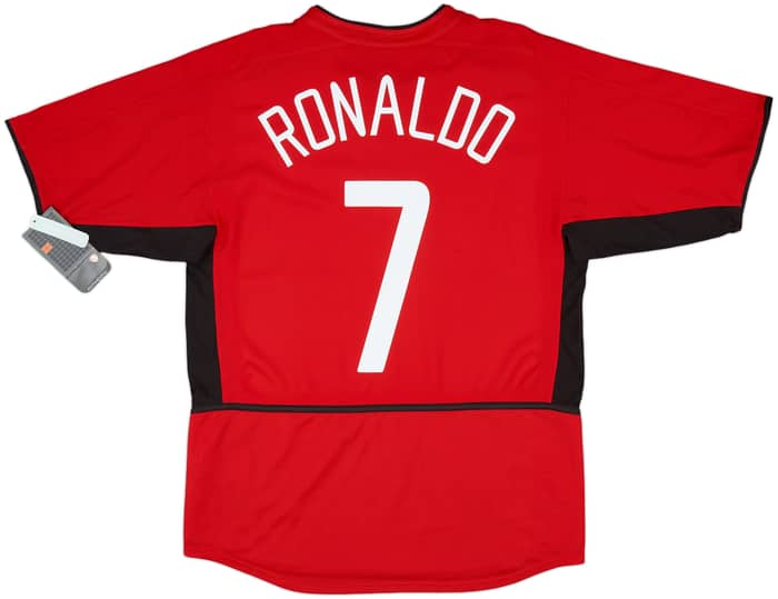 2002-04 Manchester United Home Shirt Ronaldo #7 (M)