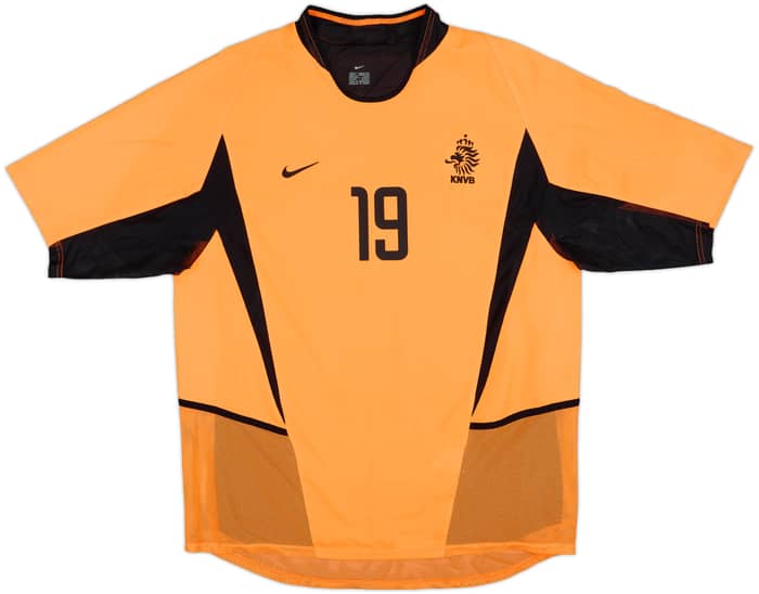 2002-04 Netherlands Player Issue Home Shirt Robben #19 - 10/10 - (L)
