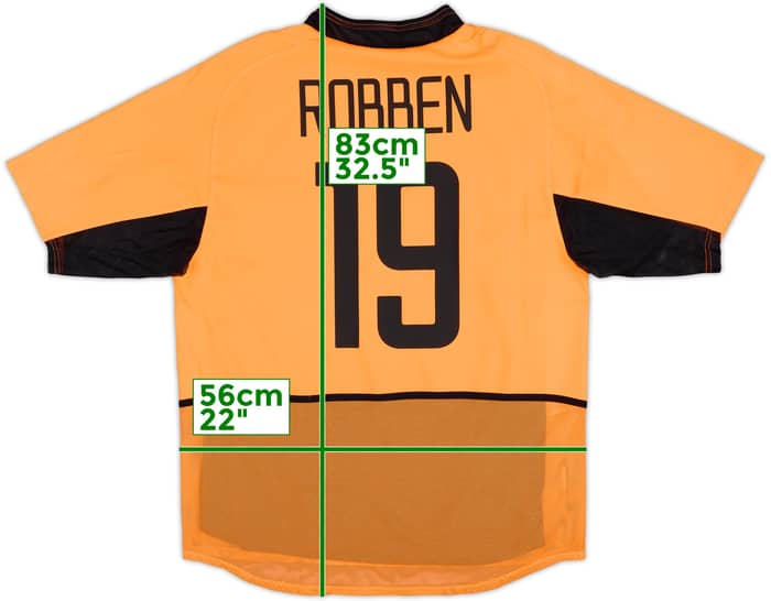 2002-04 Netherlands Player Issue Home Shirt Robben #19 - 10/10 - (L)
