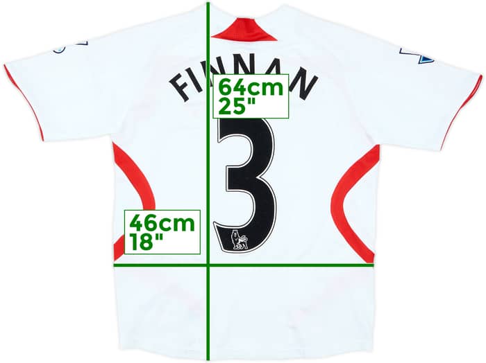 2007-08 Liverpool Away Shirt Finnan #3 - 5/10 - (M.Boys)