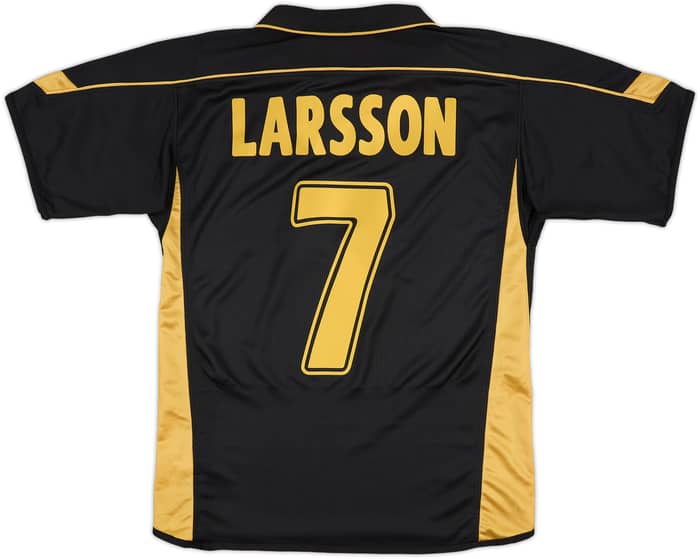 2003-04 Celtic Away Shirt Larsson #7 - 9/10 - (M)