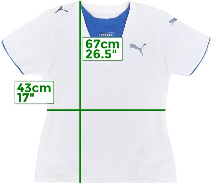 2006 Italy Away Shirt - 4/10 - (Women's M)