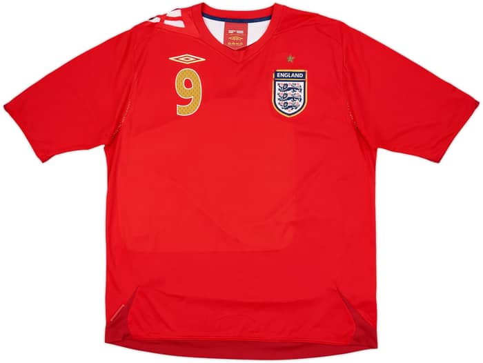 2006-08 England Away Shirt Rooney #9 - 6/10 - (XL)