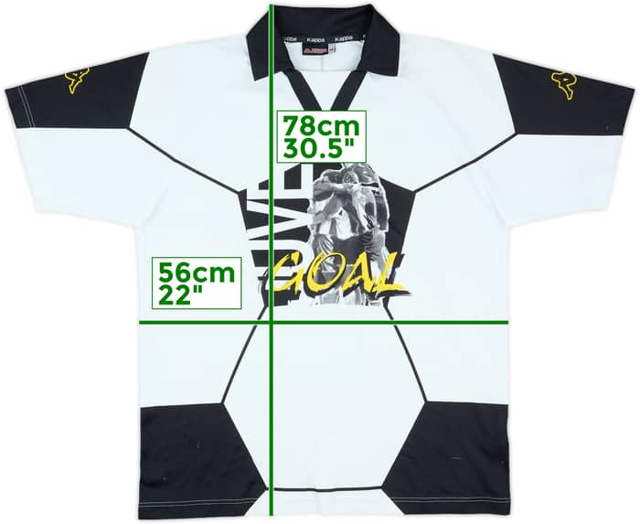 1995-96 Juventus Kappa Graphic Shirt - 8/10 - (L)