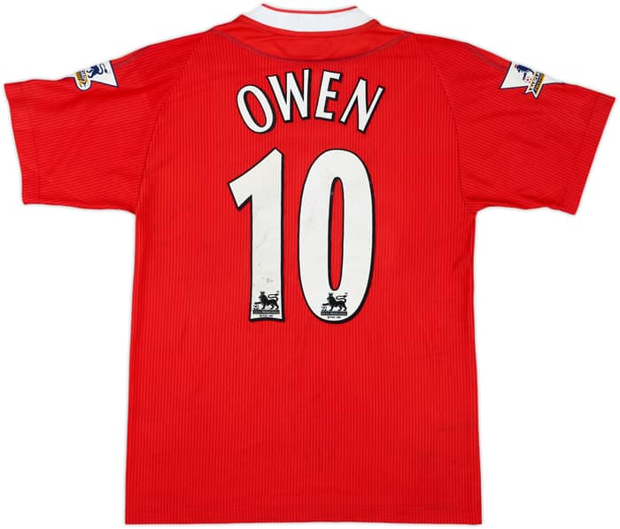 2002-04 Liverpool Home Shirt Owen #10 - 7/10 - (S)