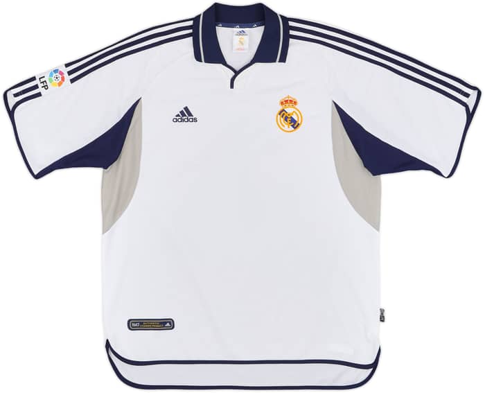 2000-01 Real Madrid Home Shirt Raul #7 - 8/10 - (XL)