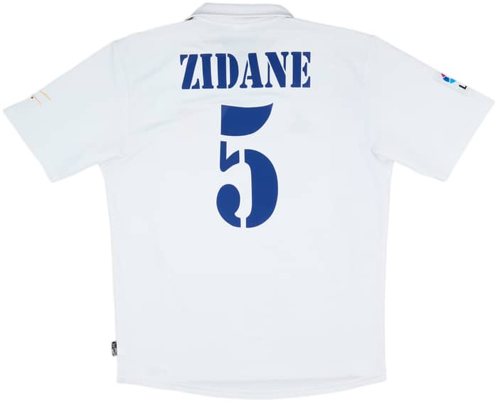 2001 Real Madrid Home Shirt Zidane #5 - 6/10 - (L)
