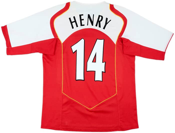 2004-05 Arsenal Home Shirt Henry #14 - 7/10 - (L)