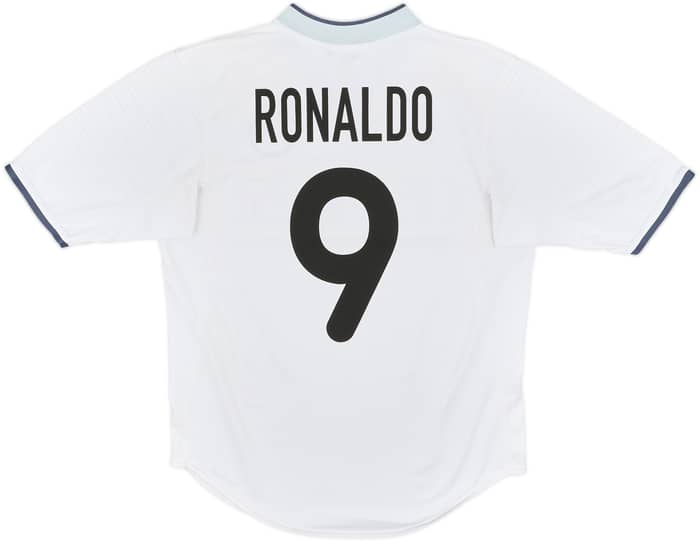 2000-01 Inter Milan Away Shirt Ronaldo #9 - 8/10 - (M)