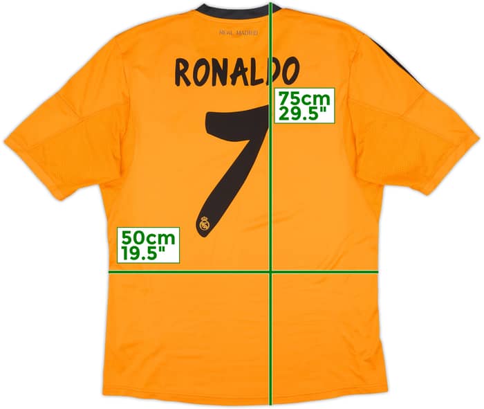 Camiseta de la tercera equipación del Real Madrid 2013-14 Ronaldo #7 - 5/10 - (L)