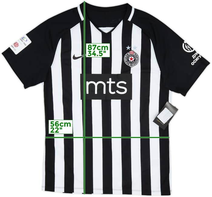 2018-19 Partizan Belgrade Home Shirt (M)