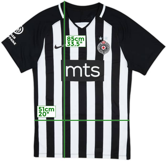 2018-19 Partizan Belgrade Home Shirt - 10/10 - (S)